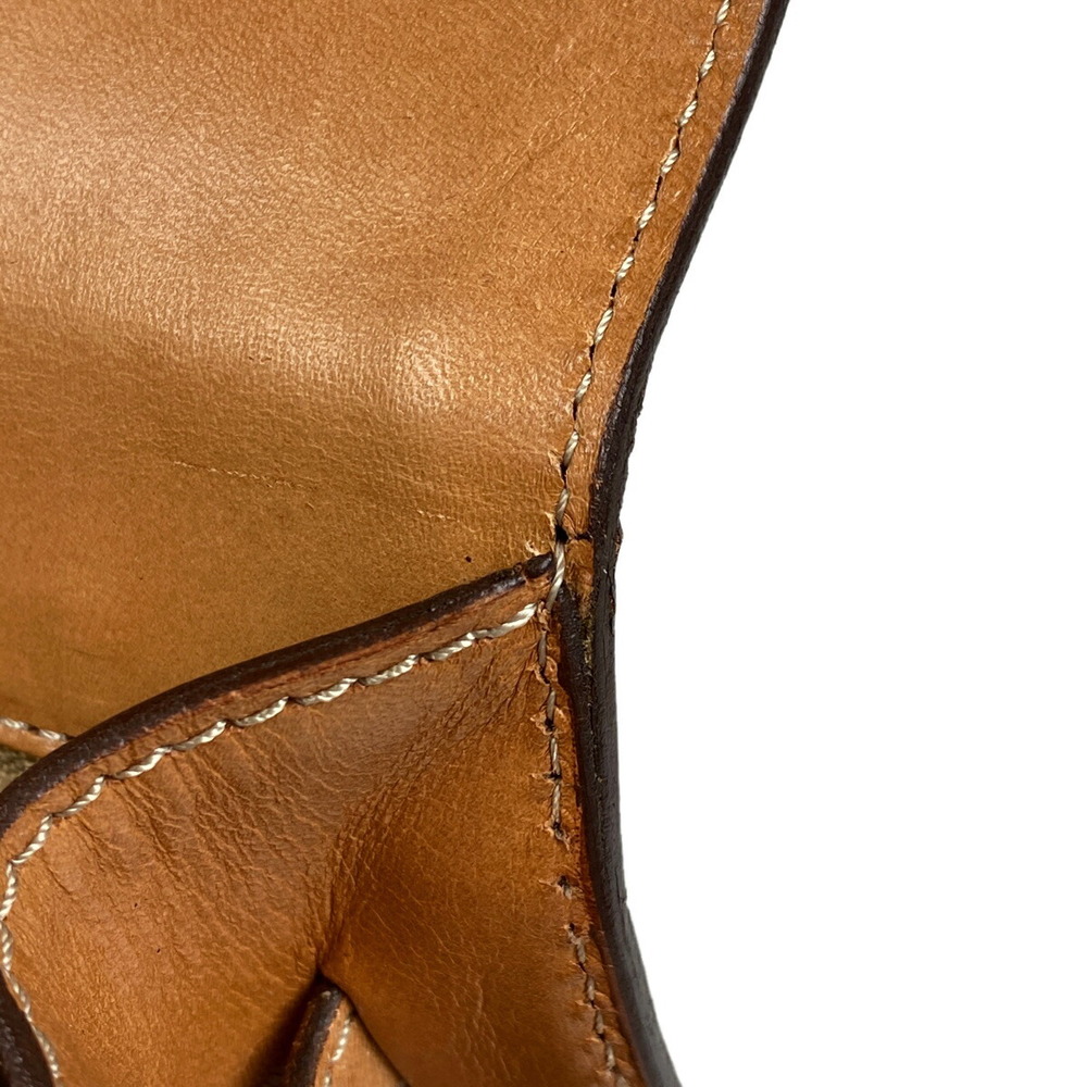 Celine Macadam Pattern Turnlock Canvas Handbag Br… - image 4